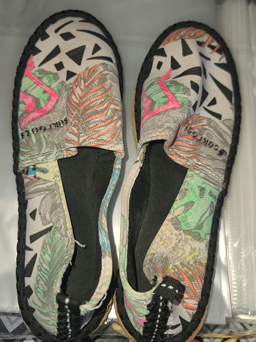 Sakroots Multicolor Botanical Print Slip-On Loafers